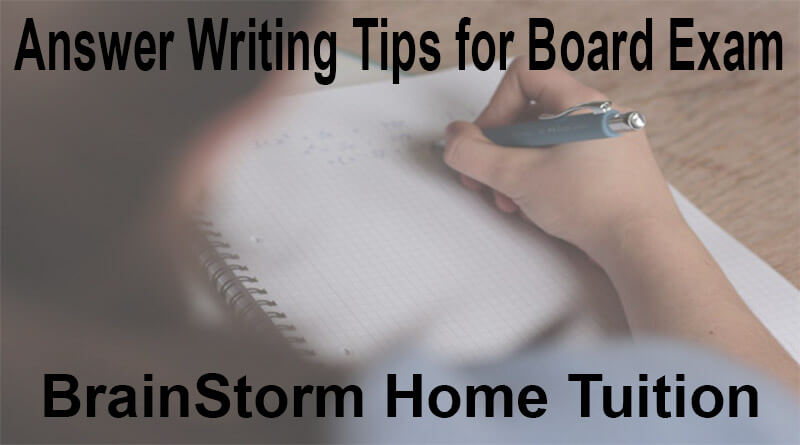 answer writing tips for board exam
