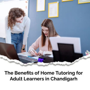 Adult learner receiving personalized home tutoring in Chandigarh
