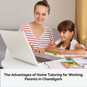 A working parent and child studying together.